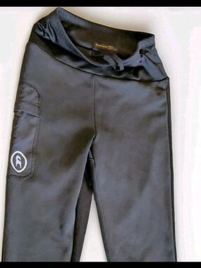 Backcountry XS Black Fleece Lined Hiking Leggings W Side Pocket NWOT